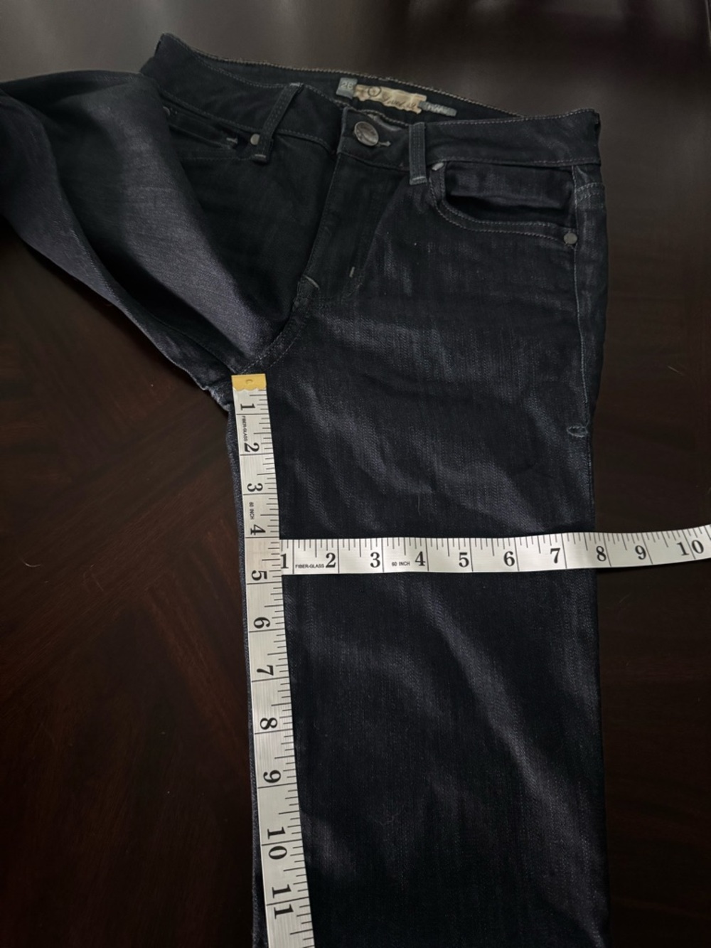 EUC Level 99 Flare Jeans in Rinse 26 2 Dark wash denim - Picture 16 of 16